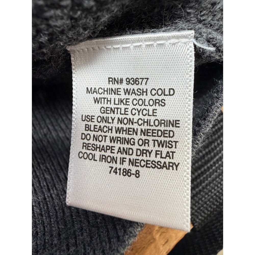 Claiborne Cardigan Sweater Womens‎ XXL Gray Shawl Collar Button Front - Picture 4 of 5